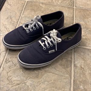 Navy Vans size 7
